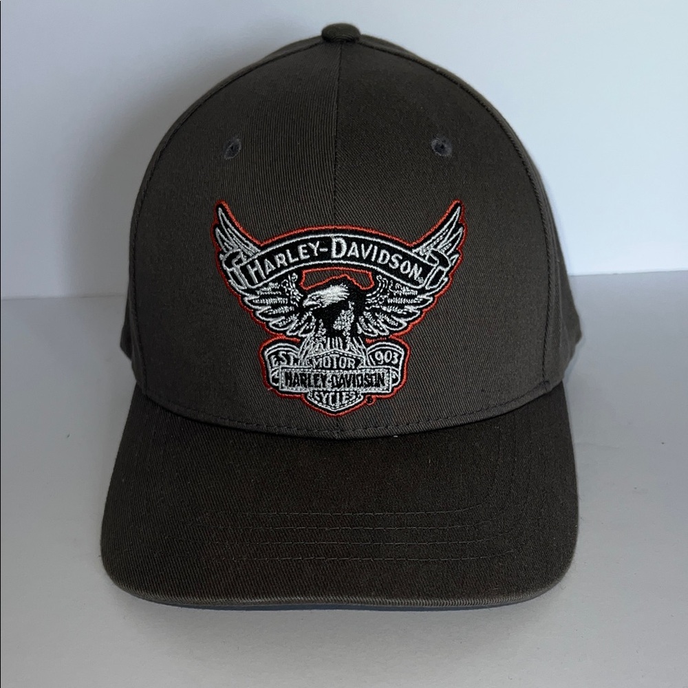 Harley-Davidson Dark Gray Cap with Embroidered Logo